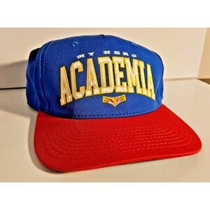 My Hero Academia Color Block Anime Logo All Might Snapback Cap Hat